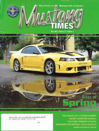 MUSTANG TIMES 2003 MAY - MUSTANG CLUB OF AMERICA